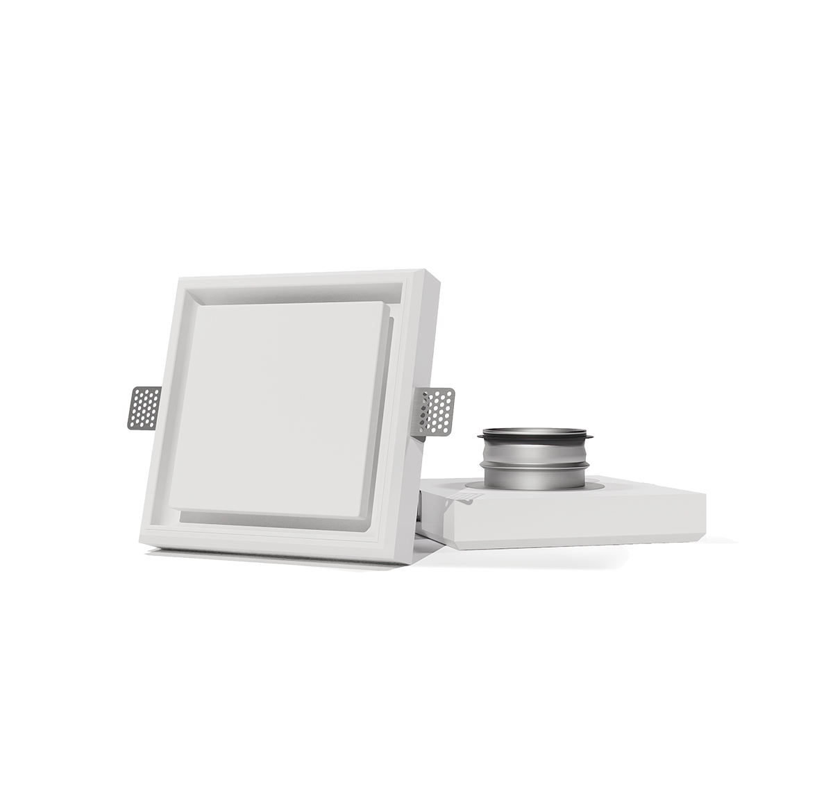 Диффузор под покраску скрытого монтажа SECRET SOFT FRAME D200мм