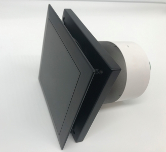Накладной вентилятор Helios MiniVent M1/100 N/C Black Matte (таймер)